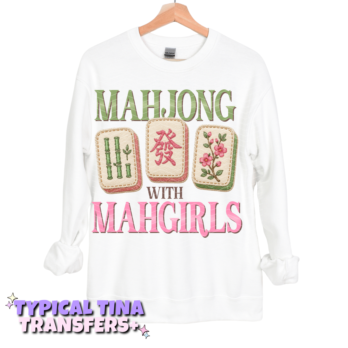 Mahjong with mahgirls | DTF Transfers | POD