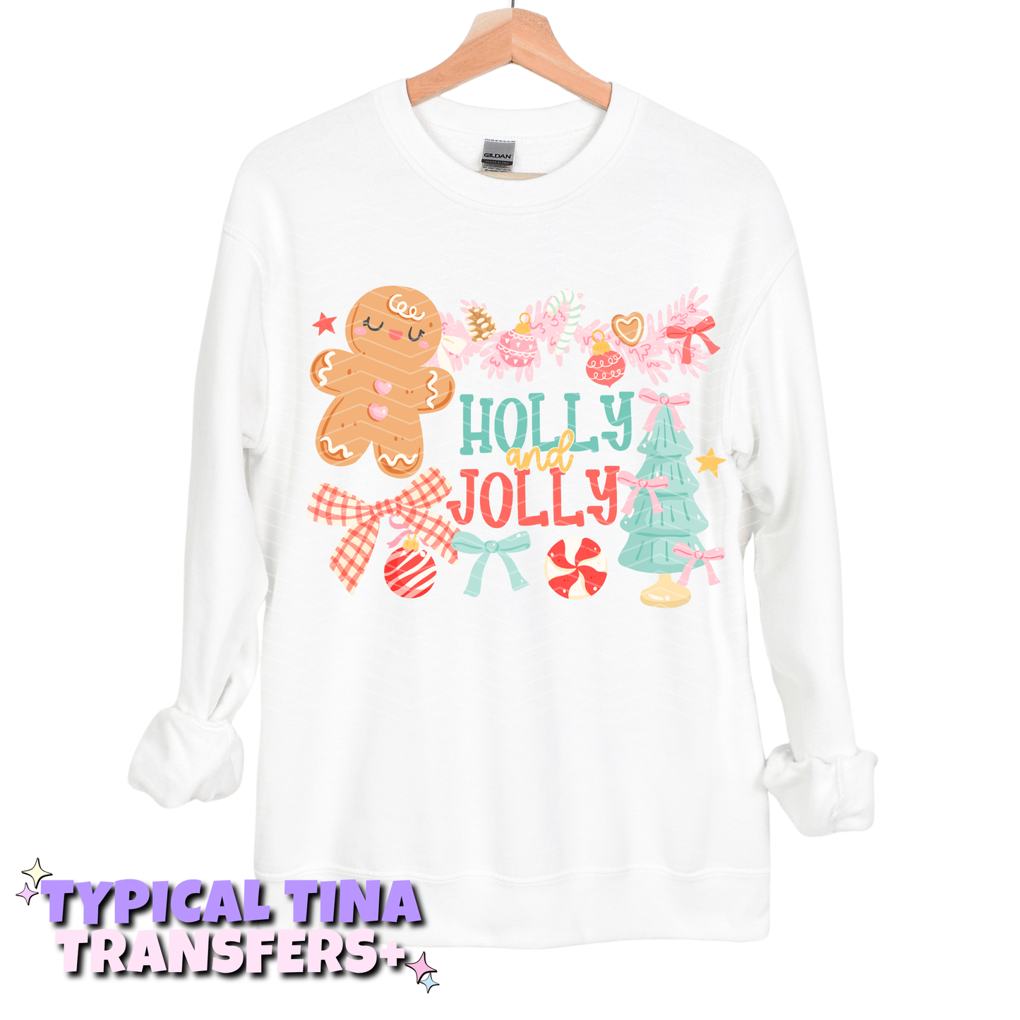 holly jolly pastels | DTF Transfers | POD
