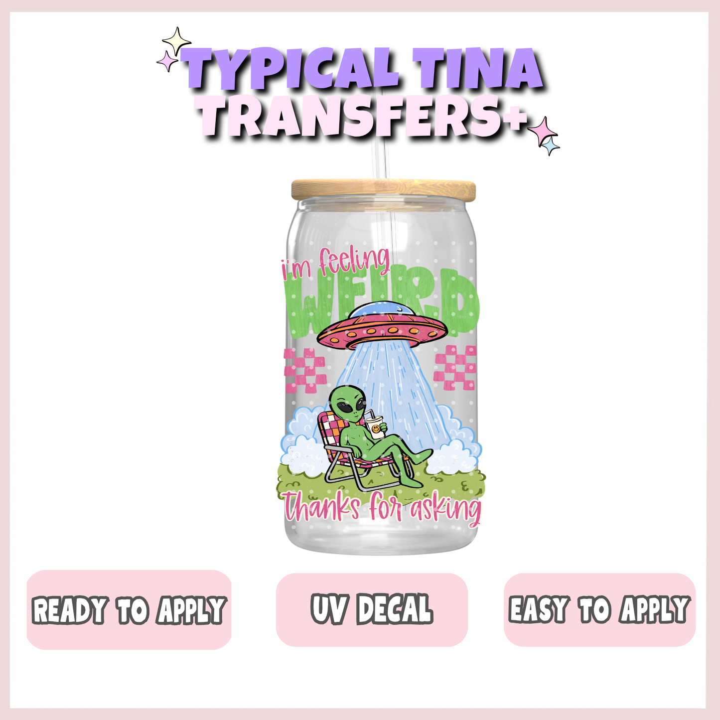 I'm feeling weird thanks for asking | UV decals | POD