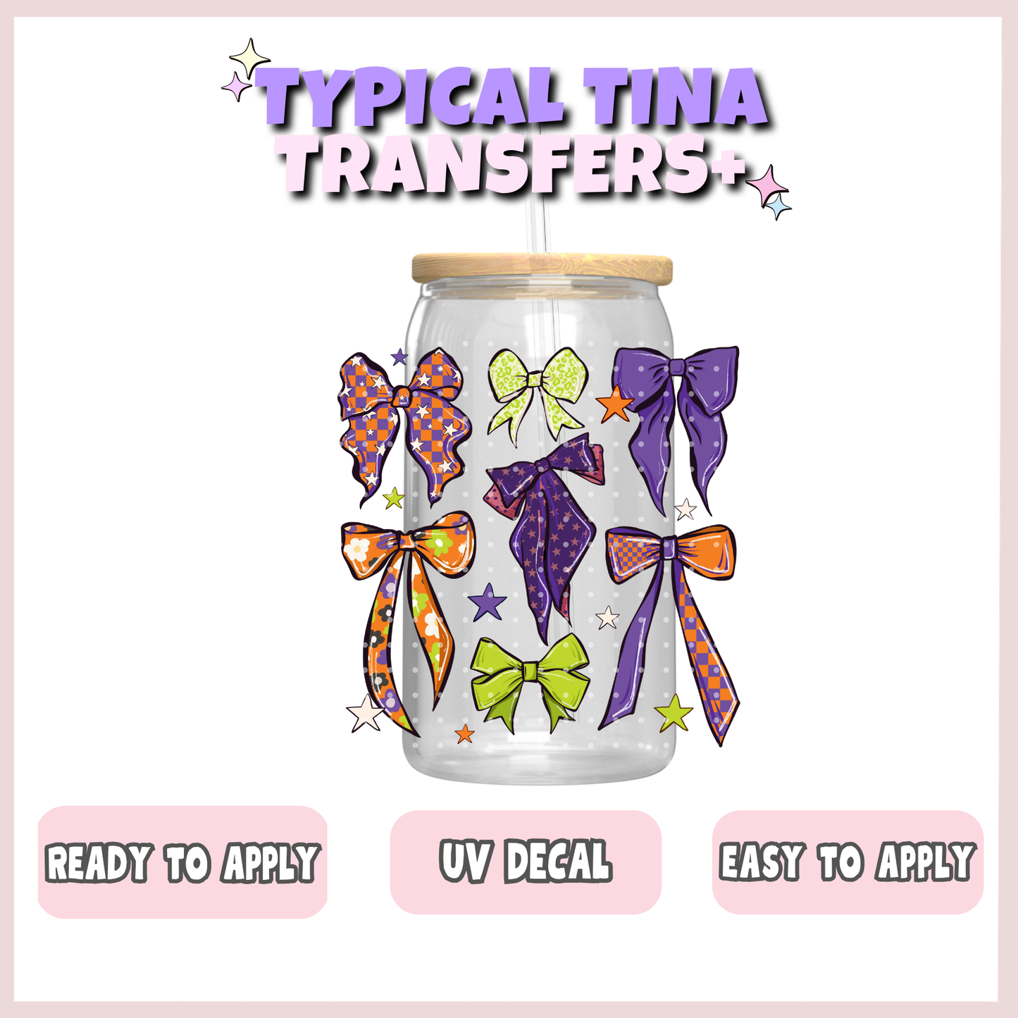 Halloween bows | UV decals | POD