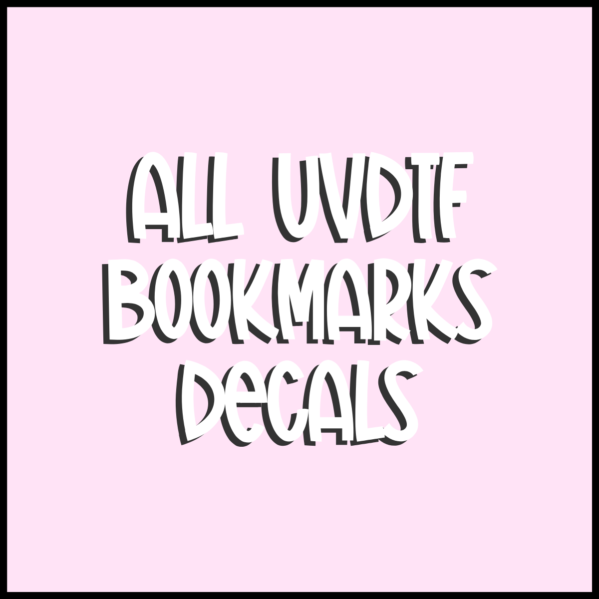 POD - All Bookmarks – Typical Tina Transfers