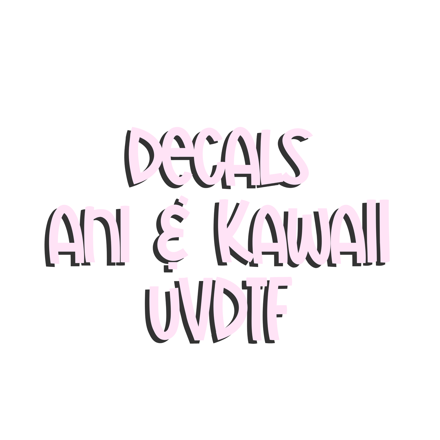 VAULT POD Decals - Ani & Kawaii