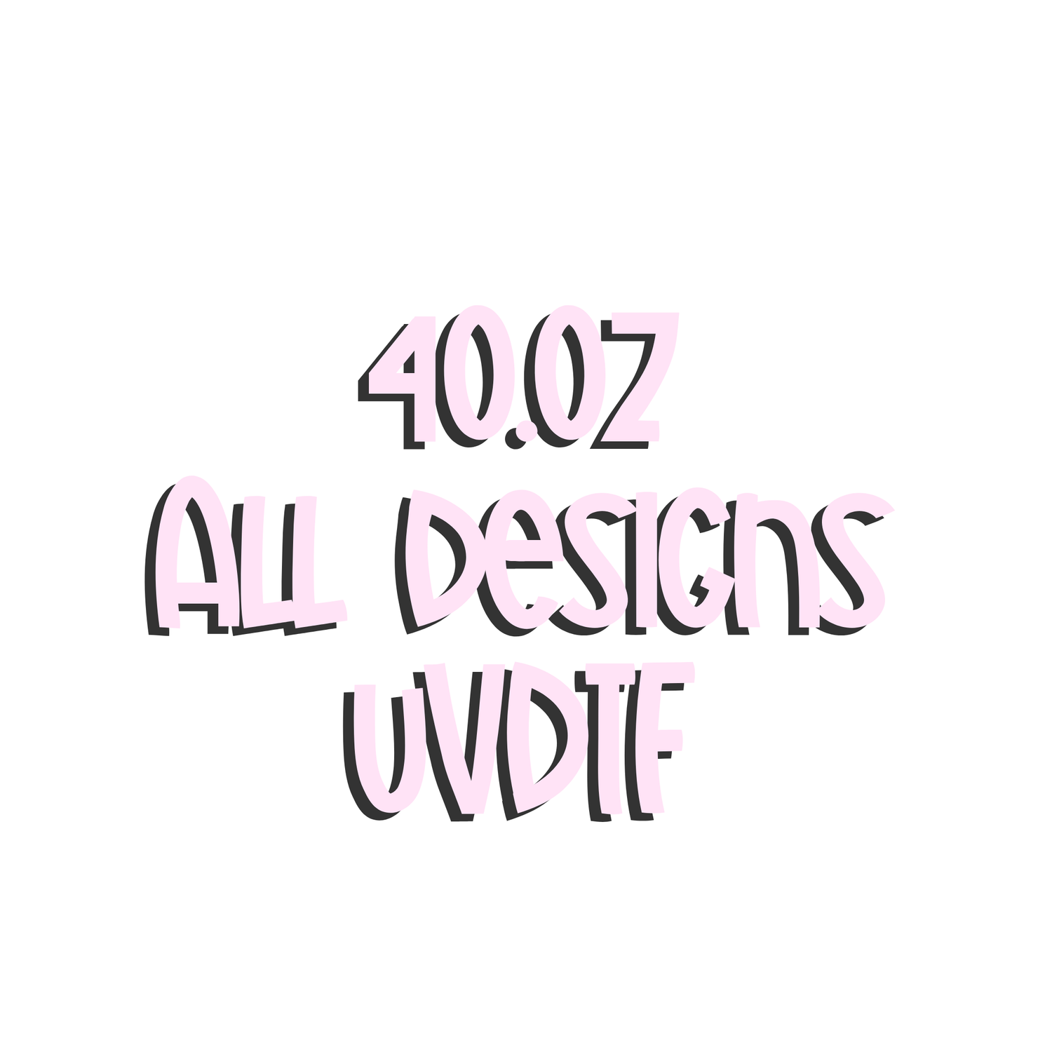 VAULT POD 40oz - All designs