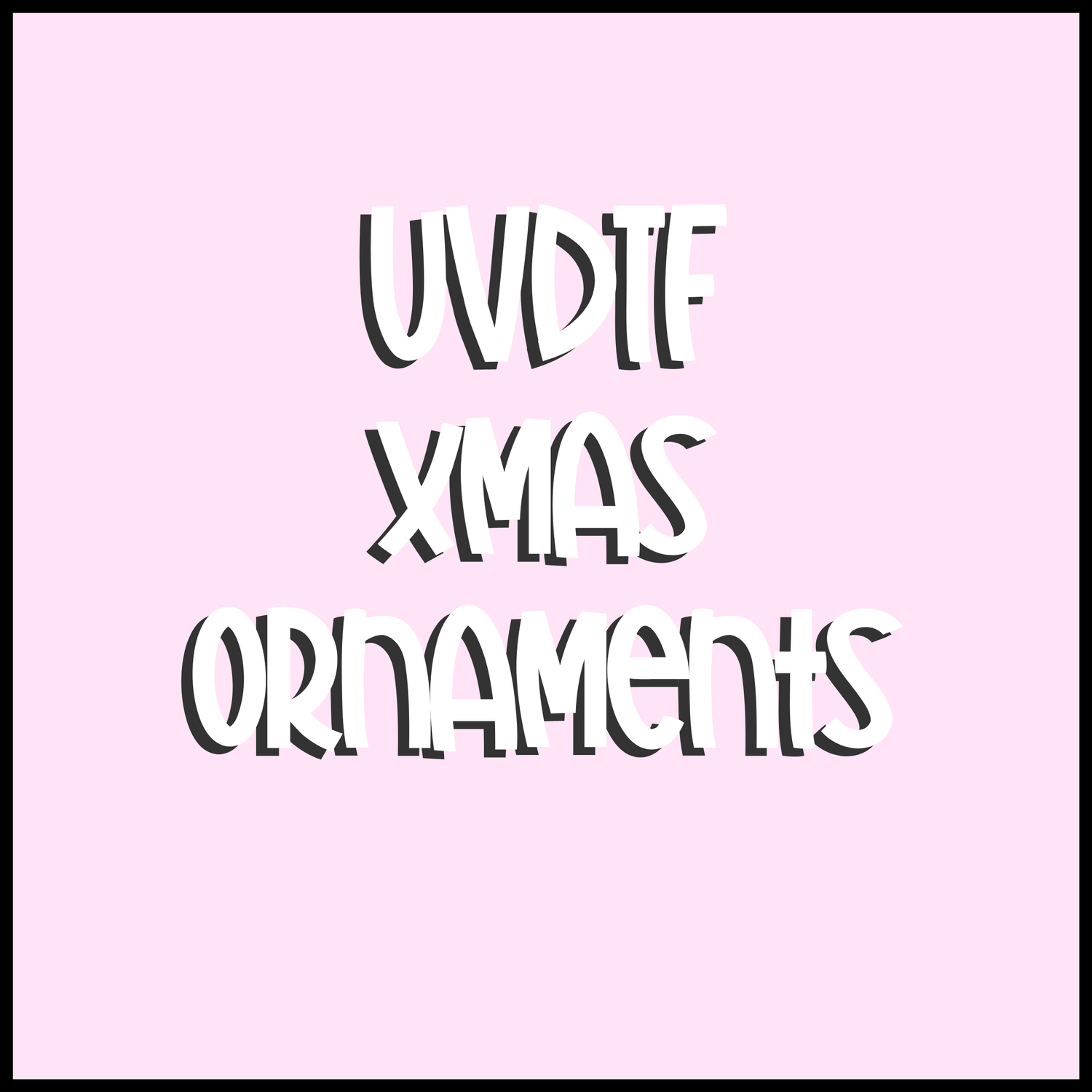 POD UV Ornament