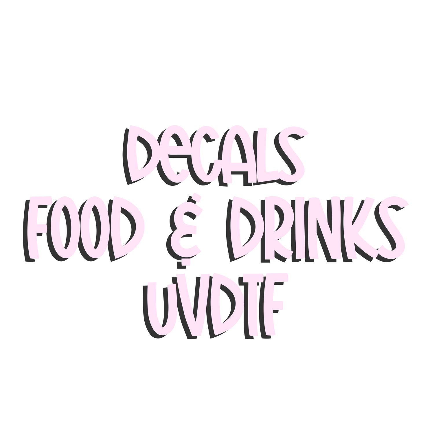 VAULT POD DECALS - FOOD & SNACKS