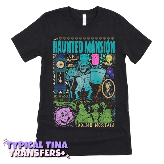 Haunted Mansion foolish M | DTF Transfers | POD
