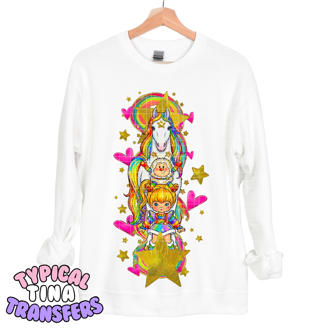 Rainbow Doll Rainbow | DTF Transfers | POD