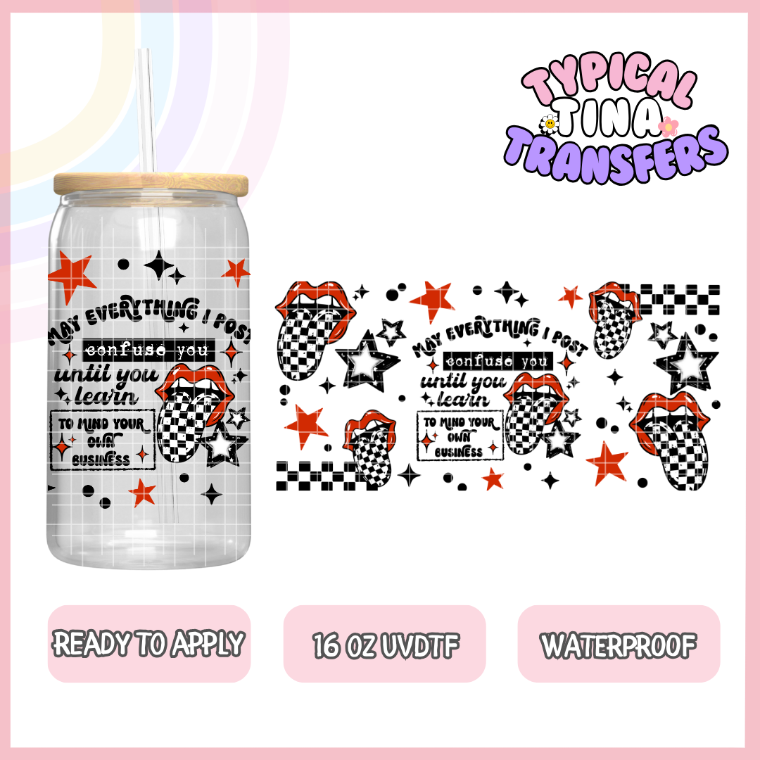 UVDTF #10280 | 16oz UVDTF Wrap | POD