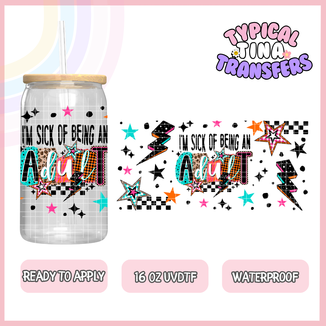 UVDTF #10290 | 16oz UVDTF Wrap | POD