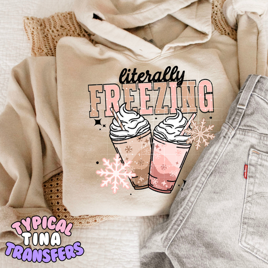 literally freezing with frapes | DTF Transfers | POD