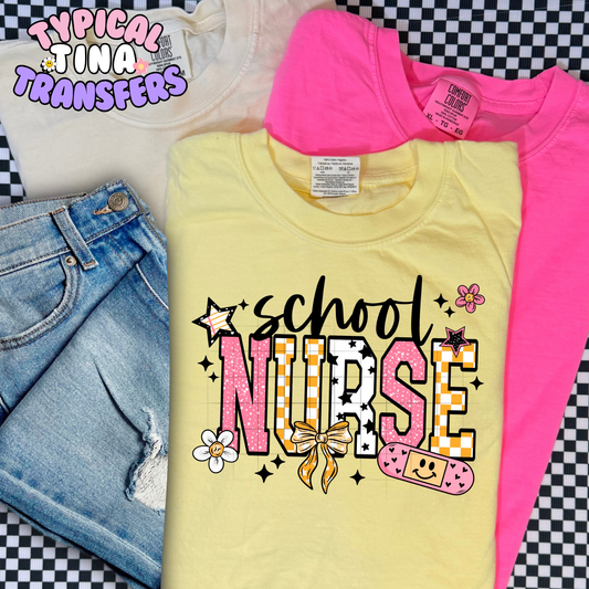 school nurse | DTF Transfer | POD