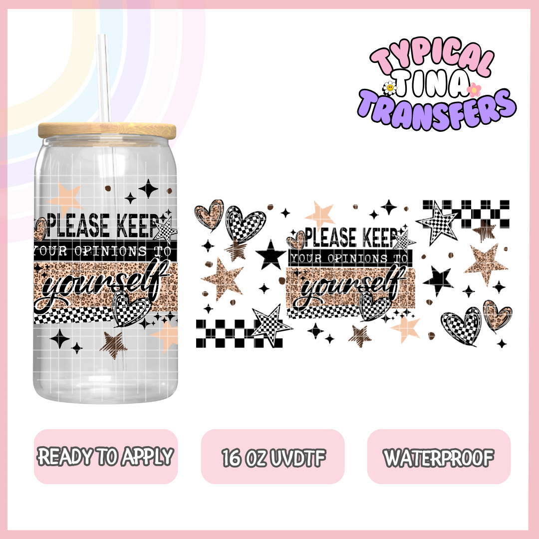 UVDTF #10355 | 16oz UVDTF Wrap | POD