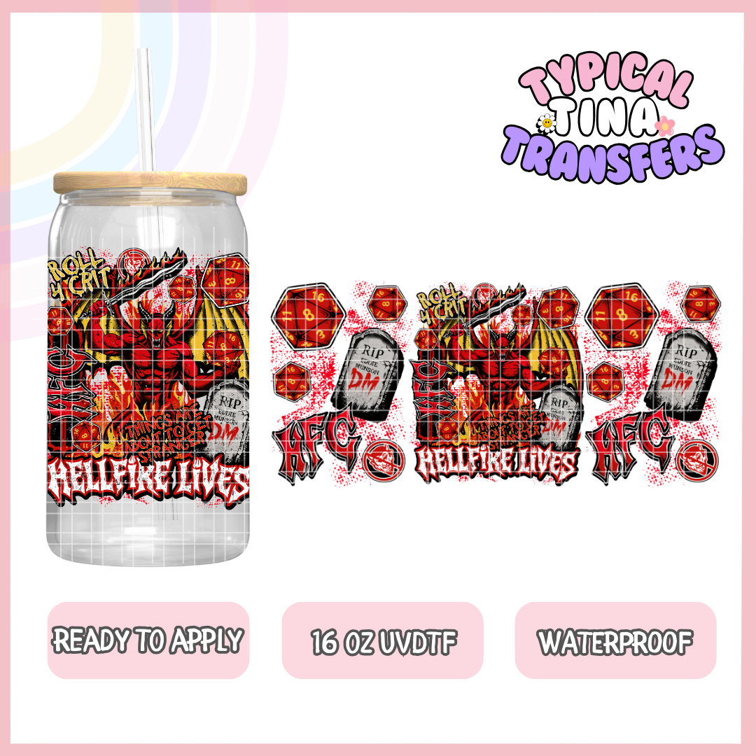 UVDTF #10358 | 16oz UVDTF Wrap | POD