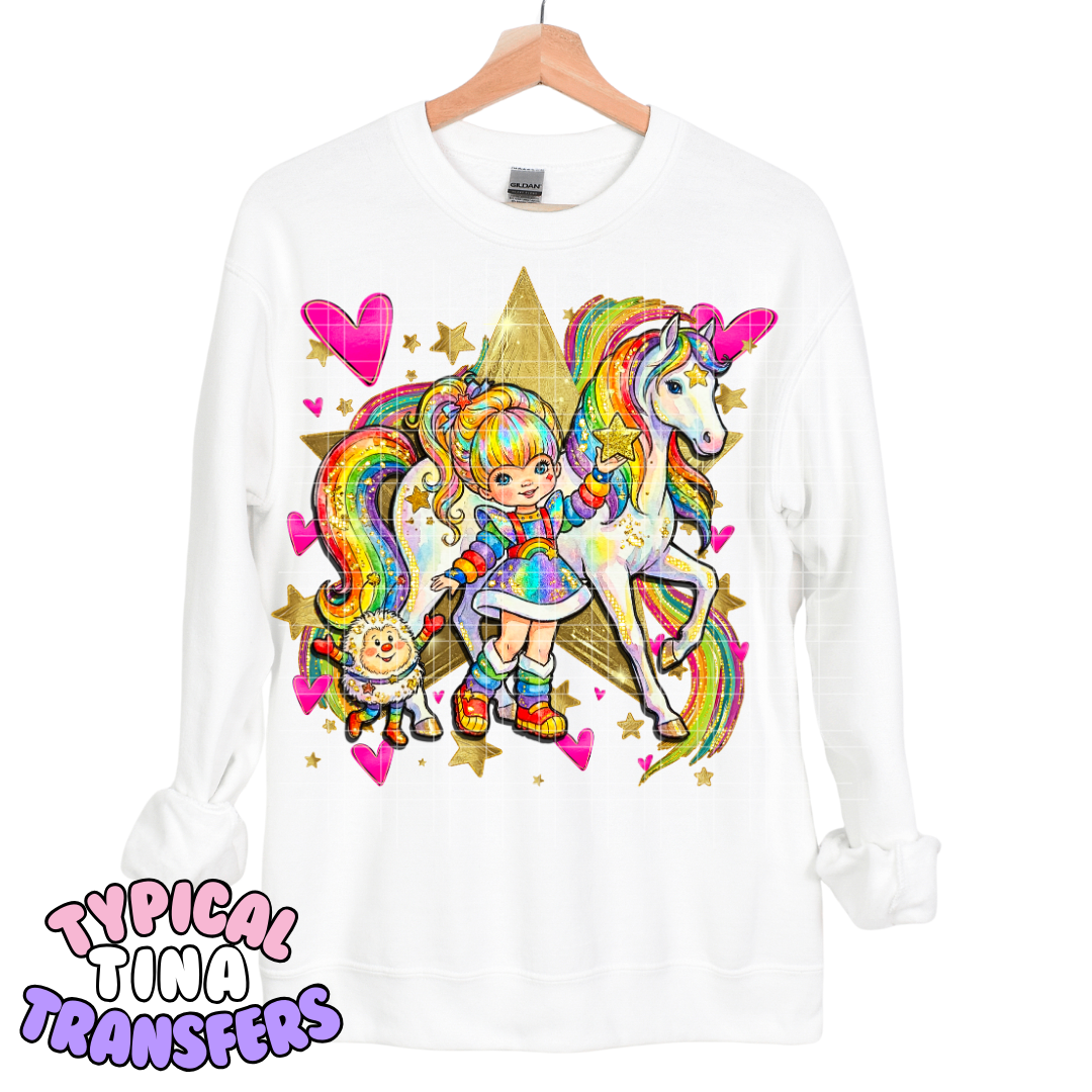 Rainbow Doll Rainbow | DTF Transfers | POD