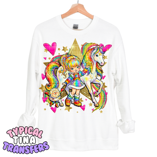Rainbow Doll Rainbow | DTF Transfers | POD