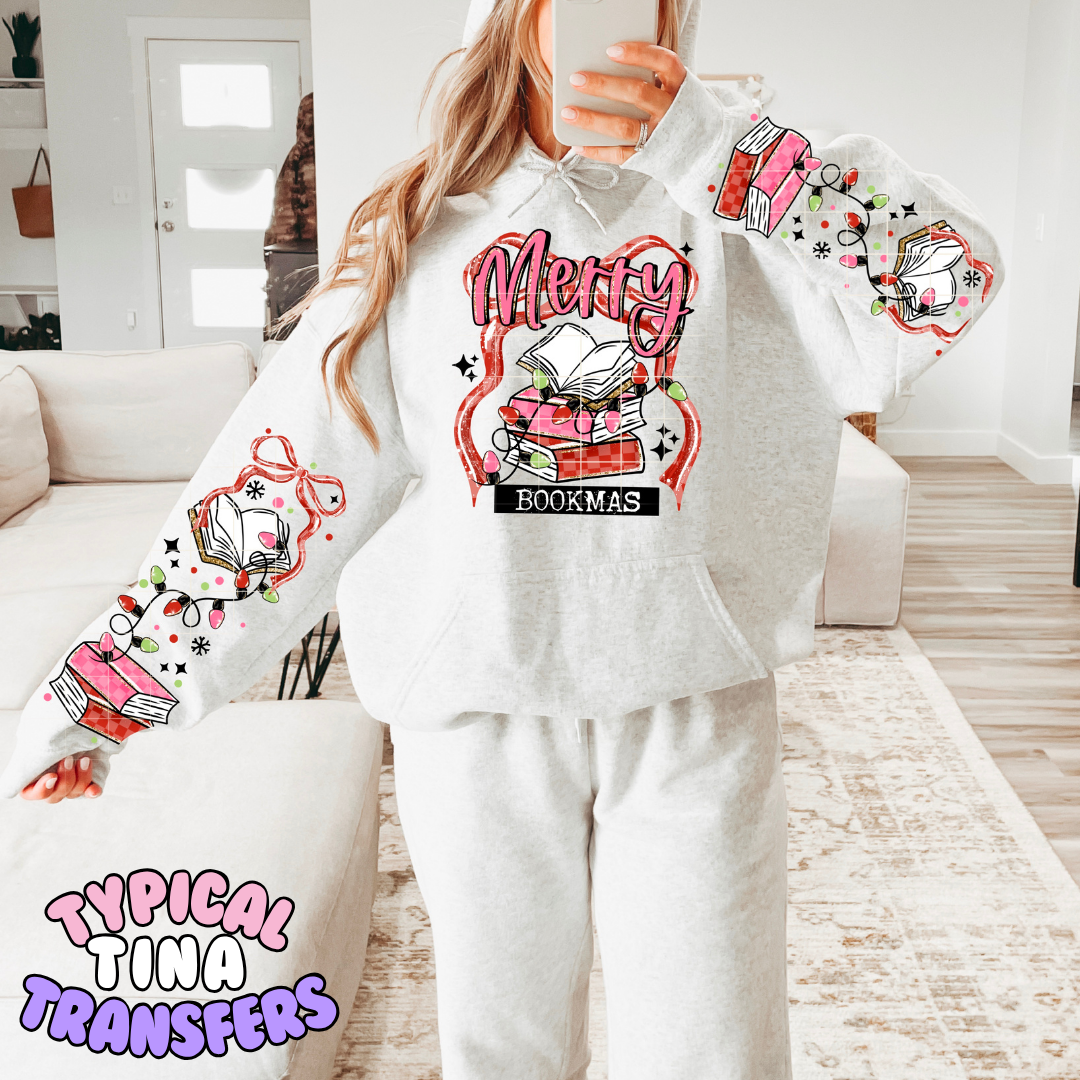 Merry bookmas | DTF Transfers | POD