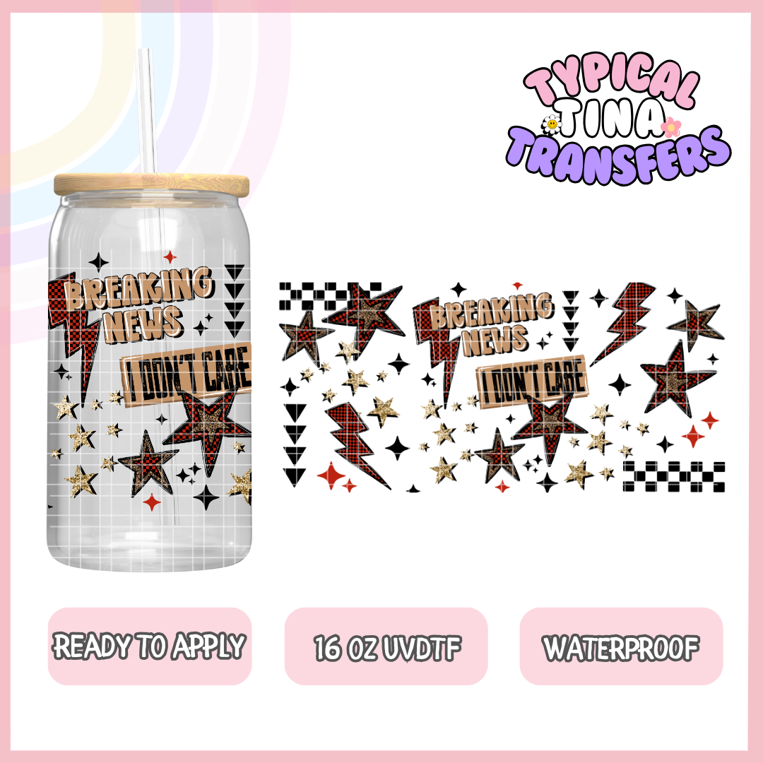 UVDTF #10675 | 16oz UVDTF Wrap | POD