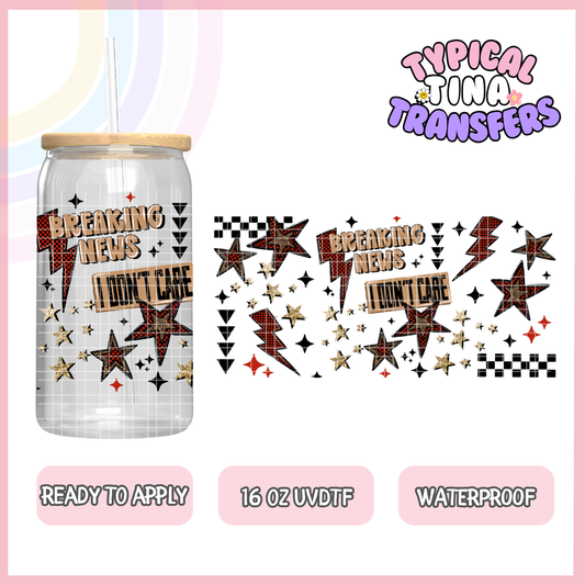 UVDTF #10675 | 16oz UVDTF Wrap | POD