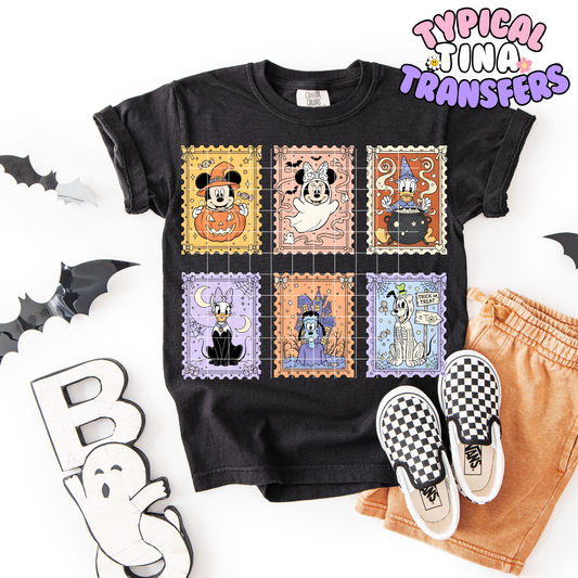 Magical gang halloween stamps | DTF Transfer | POD