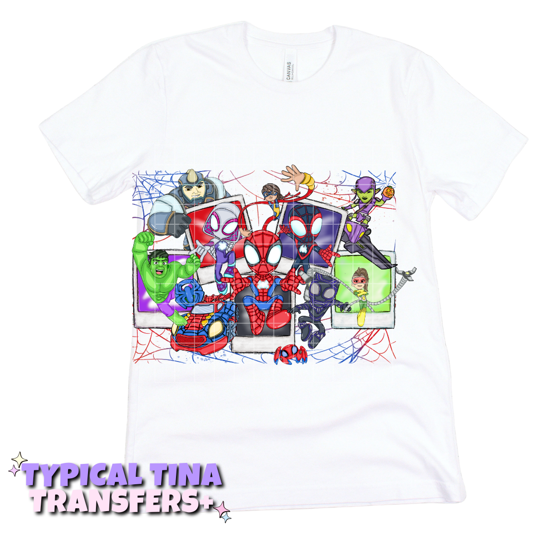 Spider toon | DTF Transfers | POD