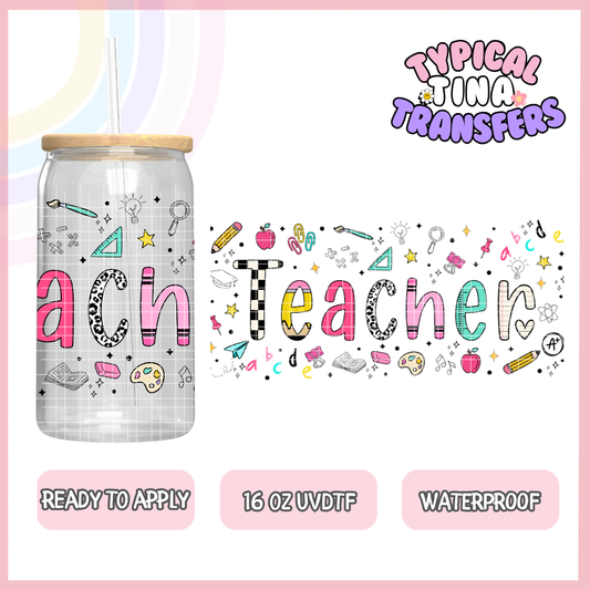 UVDTF #10736 | 16oz UVDTF Wrap | POD