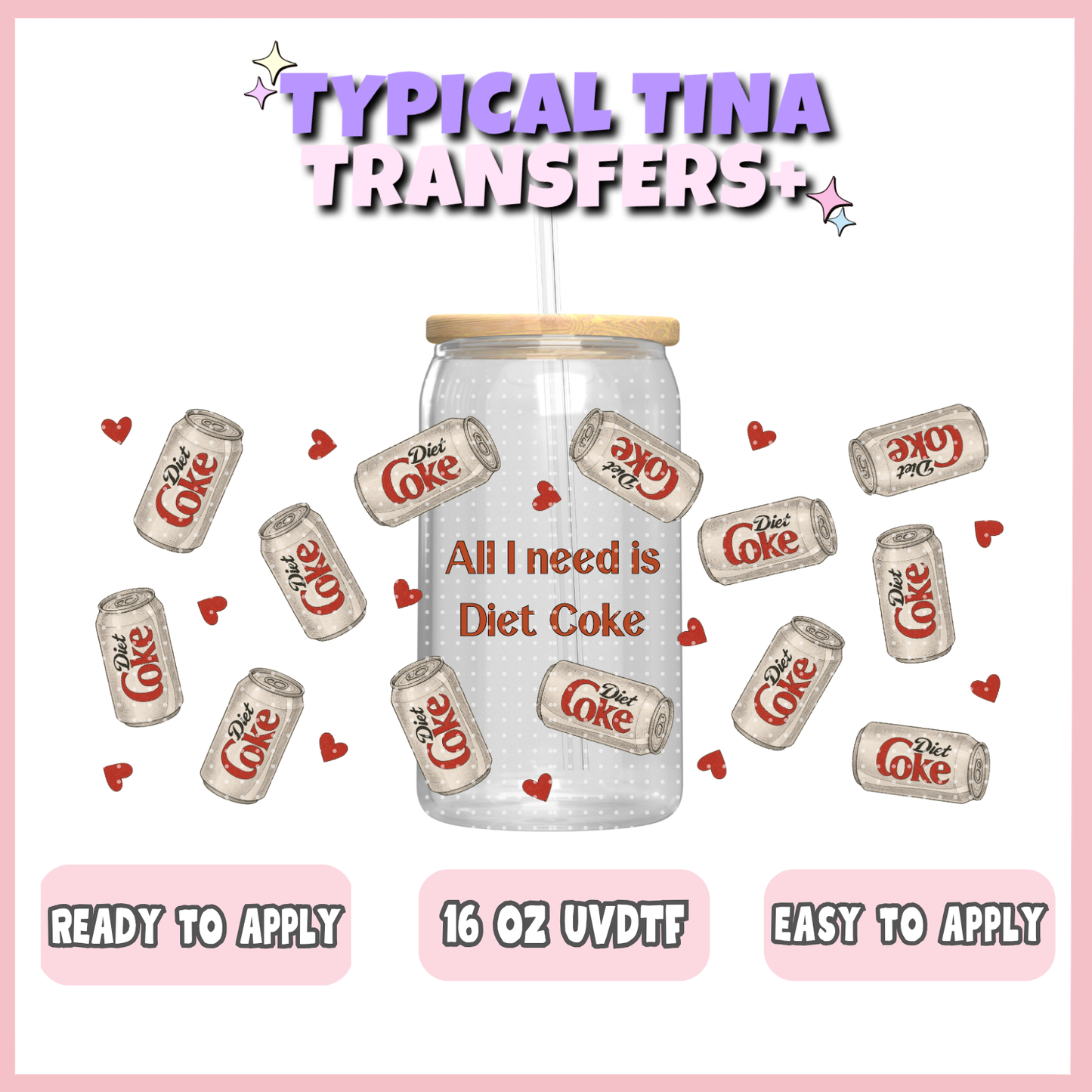UVDTF #10751 | 16oz UVDTF Wrap | POD
