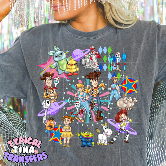 All Toys Mural | DTF Screen Print | POD