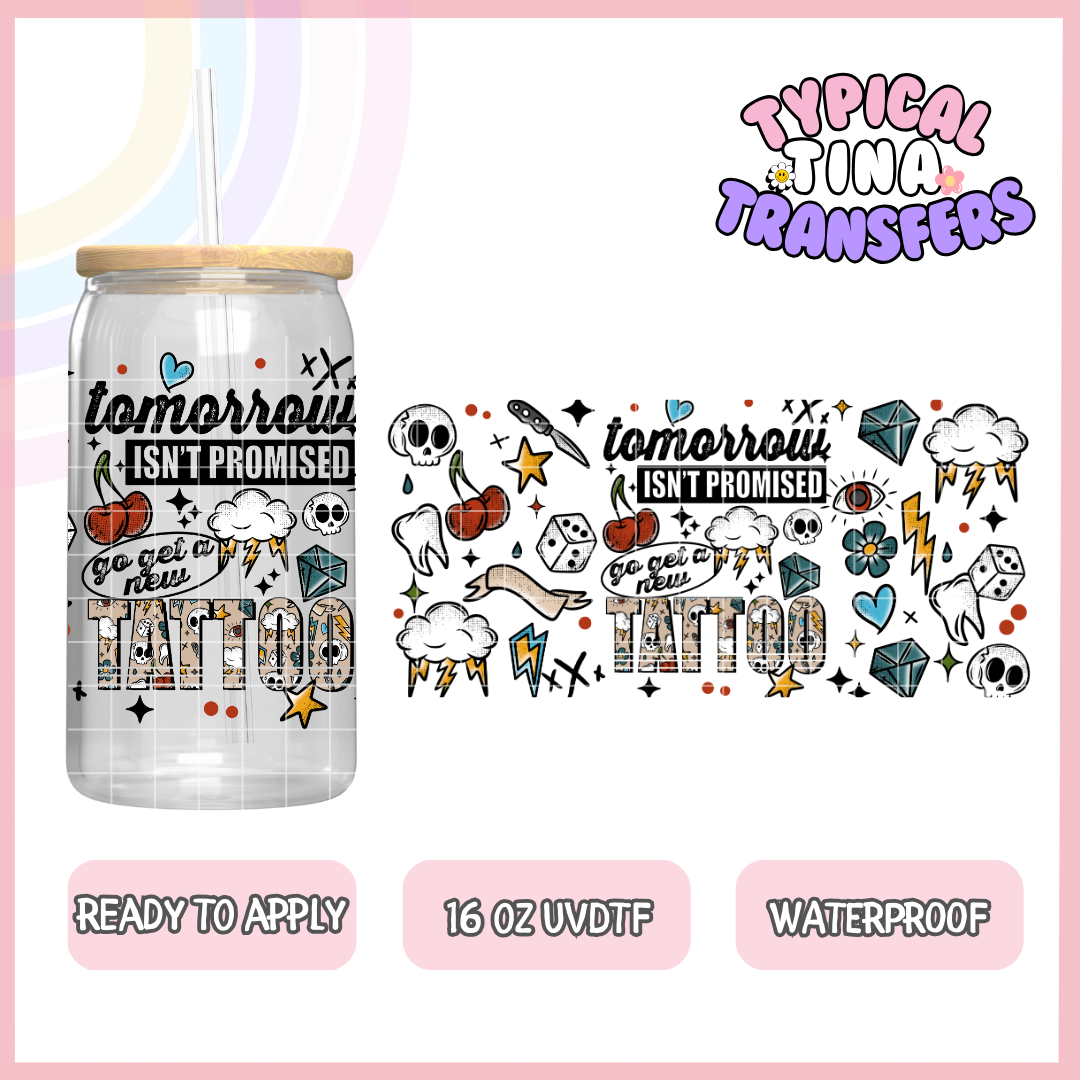 UVDTF #10854 | 16oz UVDTF Wrap | POD