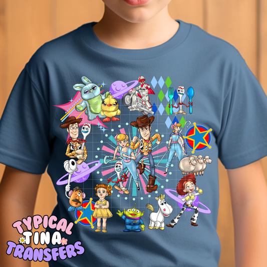 All Toys Mural | DTF Screen Print | POD