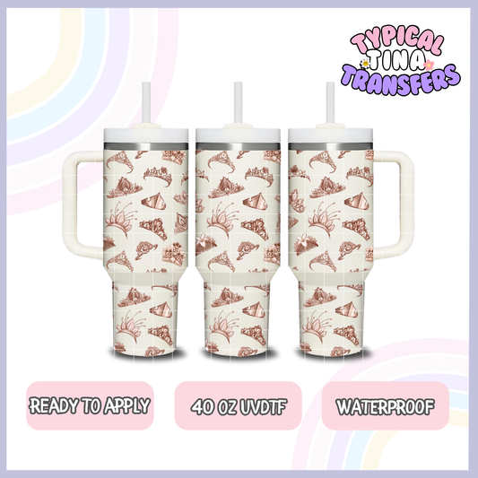 Princess Crowns Neutral | 40oz UVDTF Wrap | POD