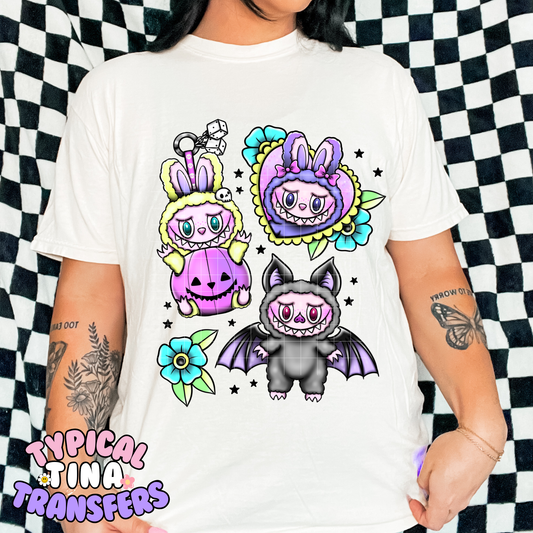 halloween Lafu tatz | DTF Transfer | POD