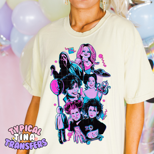 Pink and purple cult classic (spine) | DTF Screen Print | POD