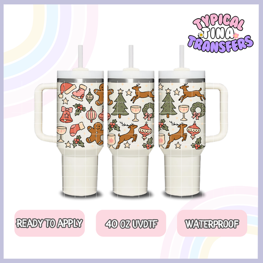 Classic Christmas | 40oz UVDTF Wrap | POD