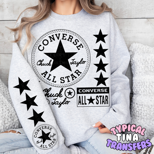 All star with stars | DTF Transfers | POD