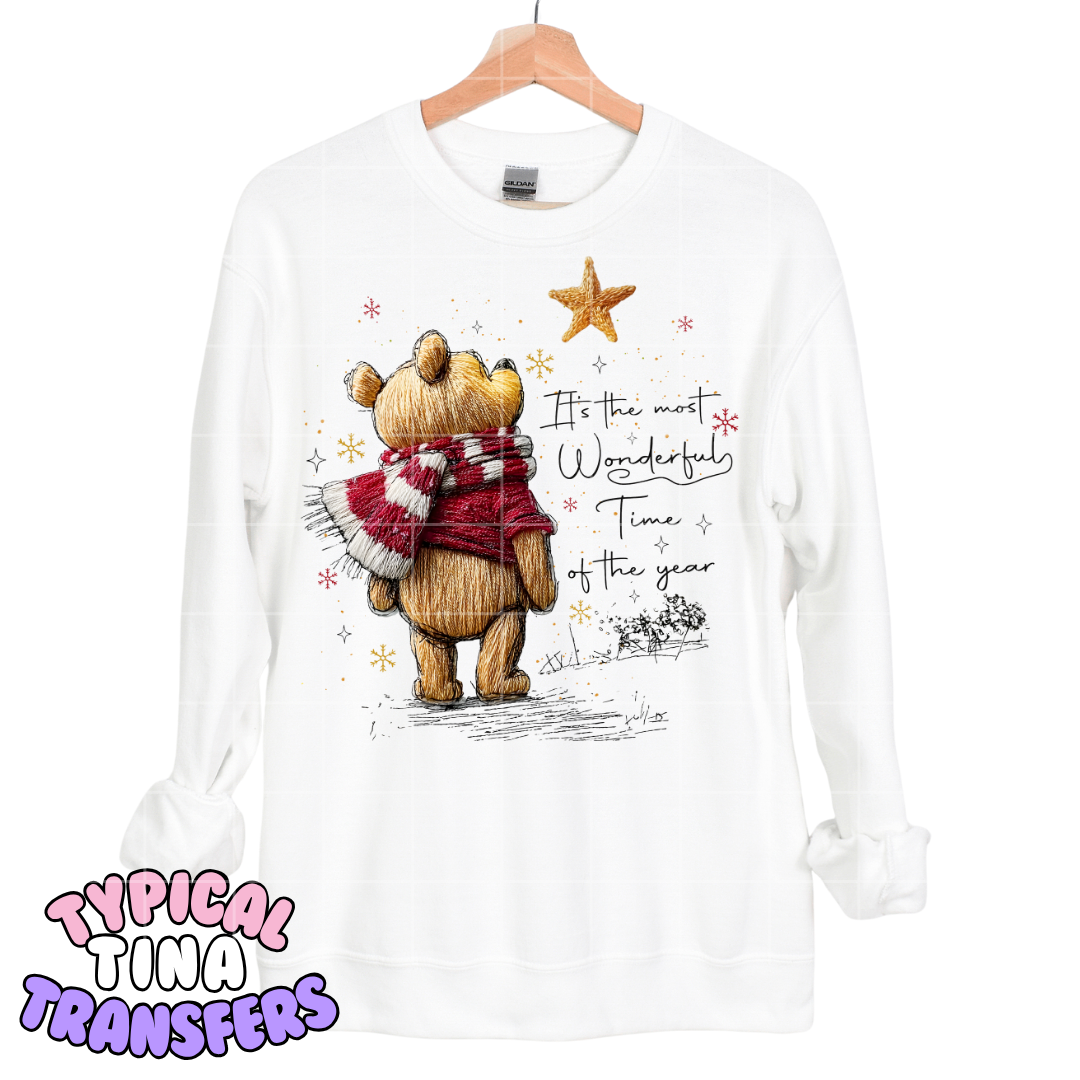 Yarn - P Bear | DTF Screen Print | POD