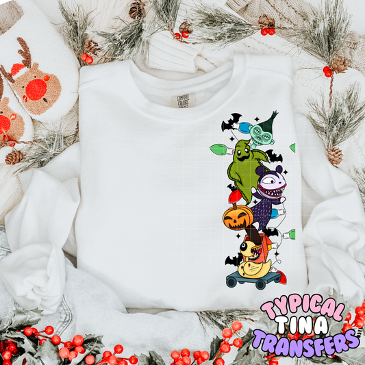 J & S HOliday Wreath | DTF Transfer | POD