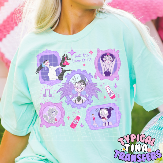 Emperor Y Villain | DTF Screen Print | POD