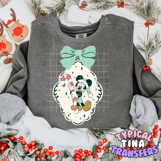 Christmas Frames M candy cane | DTF Transfer | POD