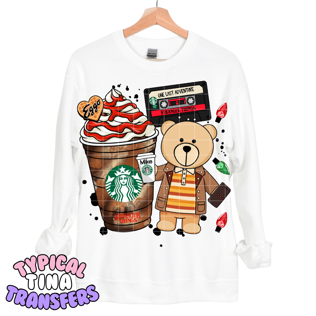 ST & Starbies Bear Mash up | DTF Transfers | POD