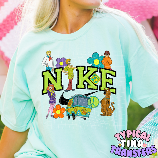 Swoosh Mystery Van | DTF Screen Print | POD