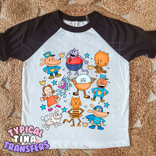 Dog - M characters | DTF Transfer | POD