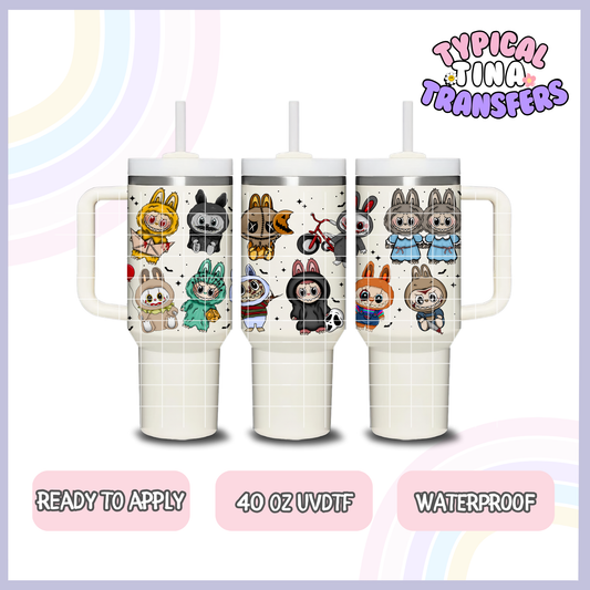 LaFu Horror Group | 40oz UVDTF Wrap | POD