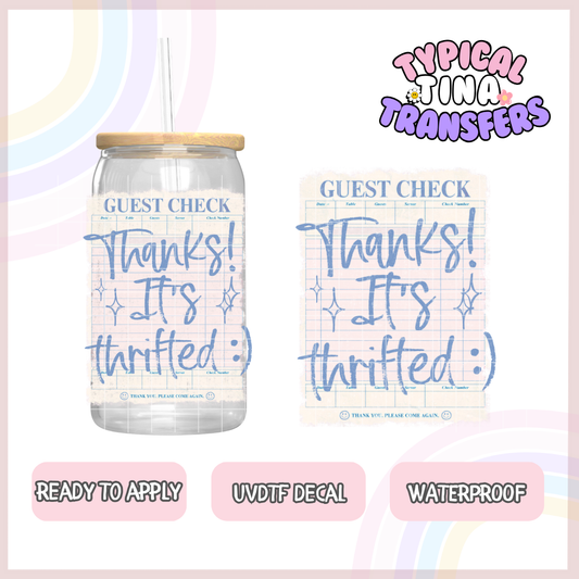 UVDTF Decal | 4" decals | POD