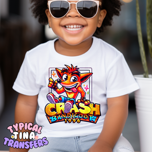 Crash | DTF Screen Print | POD