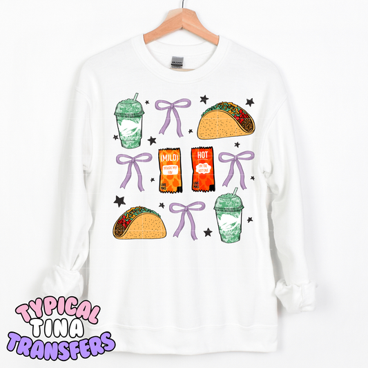 Coquette Taco essentials | DTF Transfer | POD