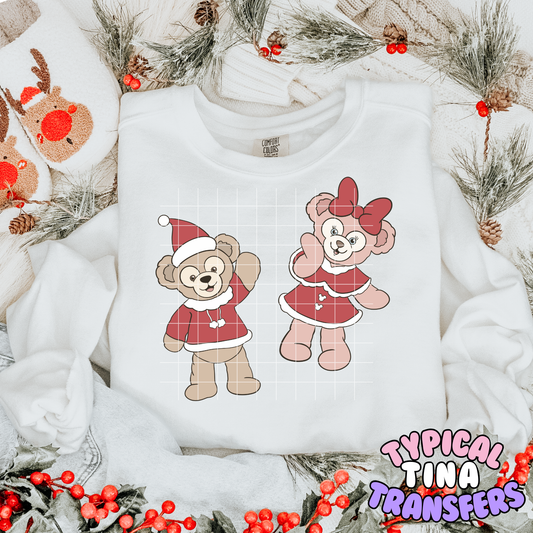 Christmas Teddy's | DTF Transfer | POD