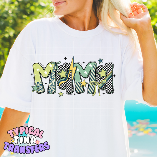 Mama Funky Green | DTF Transfer | POD