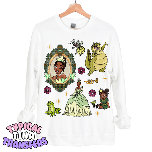 Princess T Mural with Frame | DTF Transfers | POD