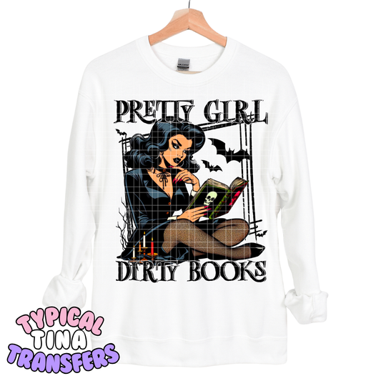 Pretty Girl dirty books | DTF Transfers | POD