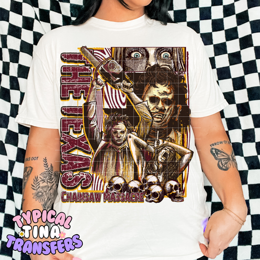 Texas no grid lines | DTF Transfer | POD